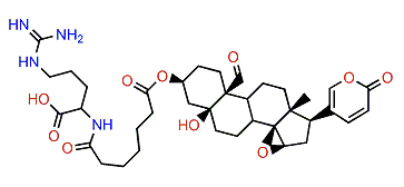 3-(N-Pimeloyl argininyl)-bufotalinin